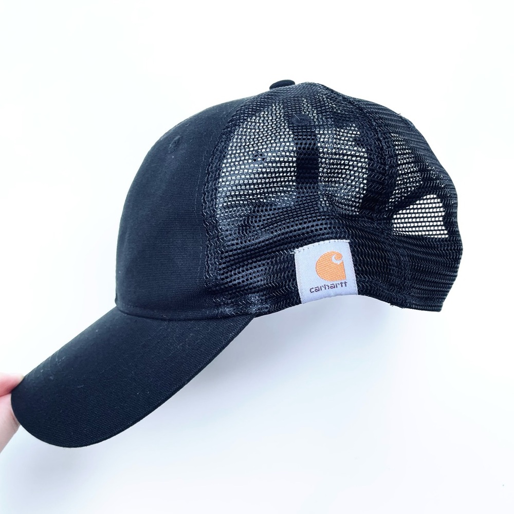Carhartt Rugged Flex Black Hat With Mesh Back LNWOT - Picture 6 of 11